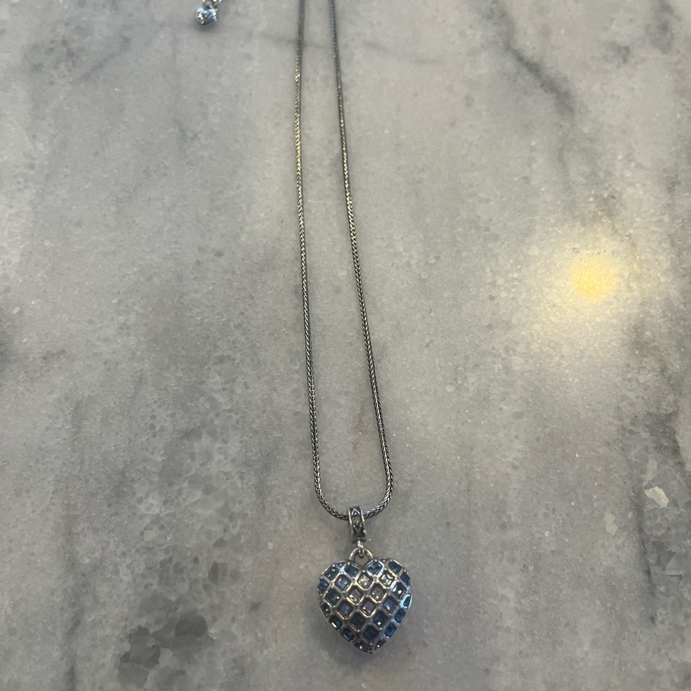 Brighton Silver Heart Pendant Necklace